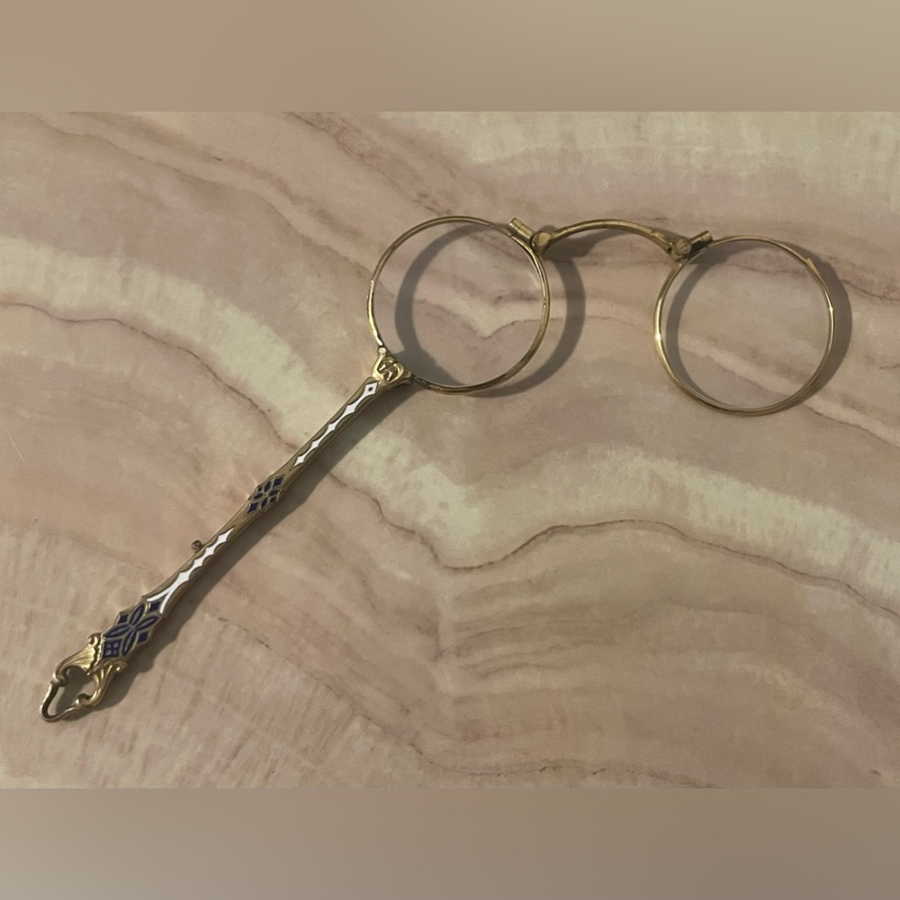 Antique European Lorgnette Glasses - Spectacles